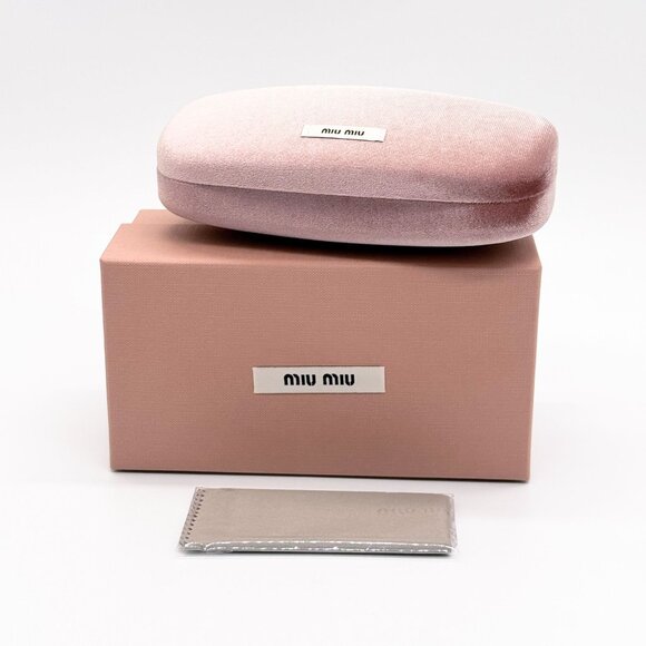 NEW MIU MIU EYEGLASSES, MIU MIU WOMEN TRANSPARENT CAT EYE MU05XV 15Z1O1 - Picture 9 of 9